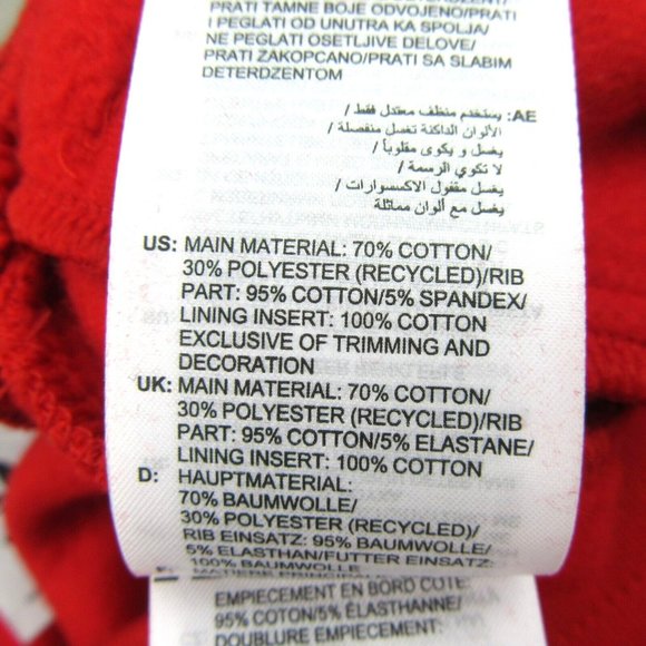 Adidas Originals Essentials Fleece Pants Mens Size XL Slim Fit Red NEW - Picture 13 of 13